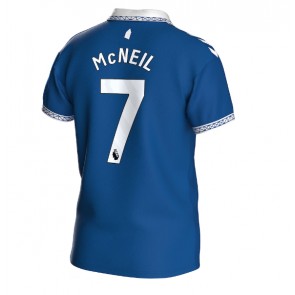 Everton Dwight McNeil #7 Hemmatröja 2023-24 Korta ärmar